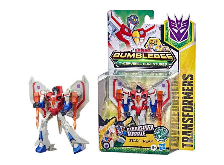 Starscream - Figura Transformers Bumblebee Cyberverse Adventures