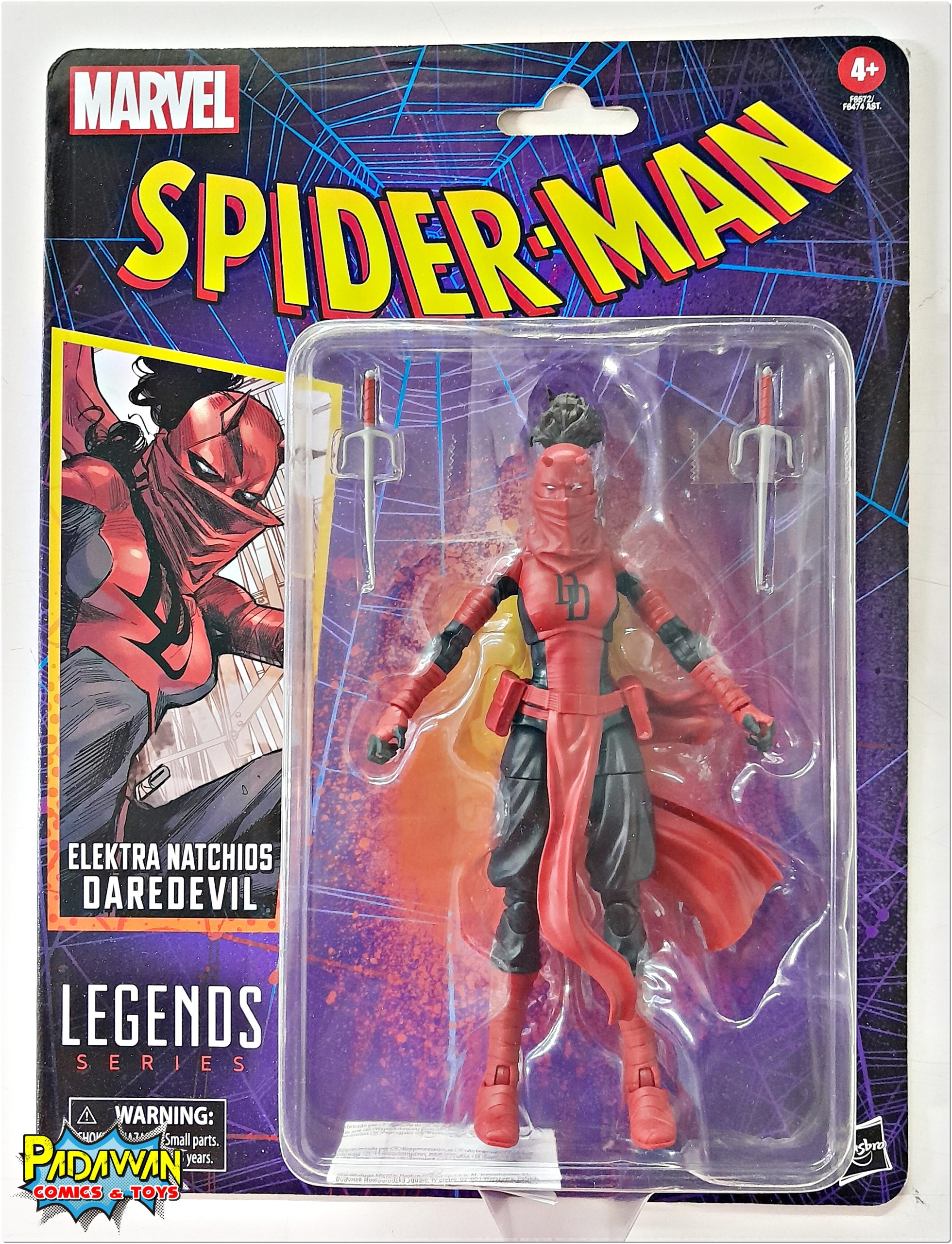 Elektra Natchios Daredevil - Colección Spider-Man - Marvel Legends