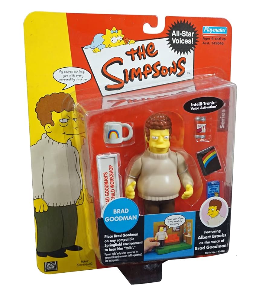 Brad Goodman - Figura colección The Simpsons (All Star Voices)