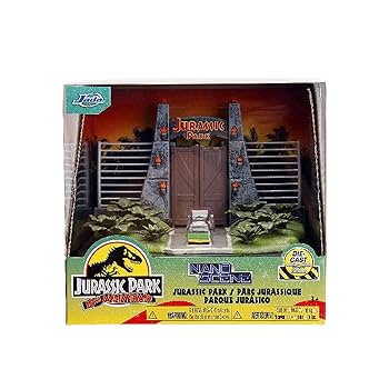 Nano Scene Jurassic Park (30th anniversary) - Diorama + 2 autos die cast