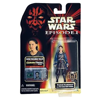 Padmé Naberrie with Pod Race View Screen - Figura Star Wars Episode 1