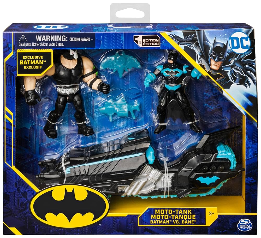 Bane vs Batman / Moto-Tank - Pack de figuras con Batman Exclusivo (1era edición)