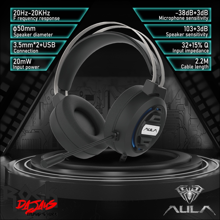 Audifonos Gamer - Aula Mountain S603 - Imagen 2