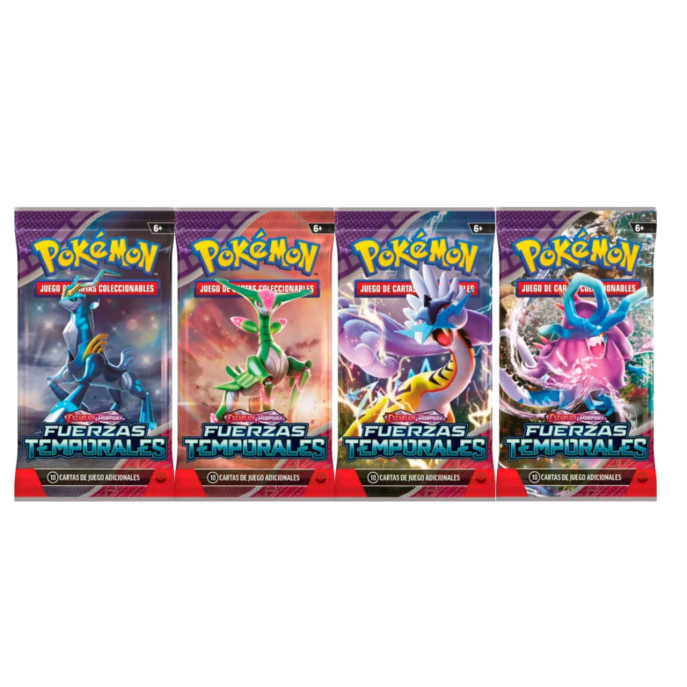 Pokémon Escarlata y Púrpura Fuerzas Temporales - Sobre de expansión