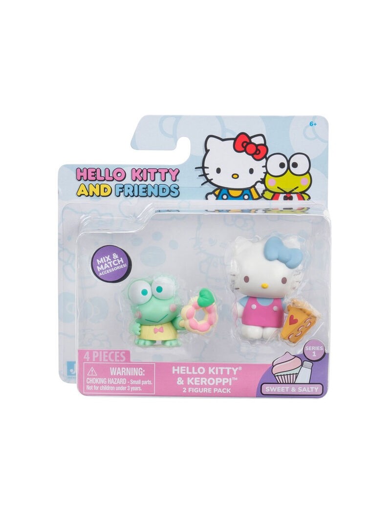 Hello Kitty & Keroppi - Figuras colección Hello Kitty and Friends