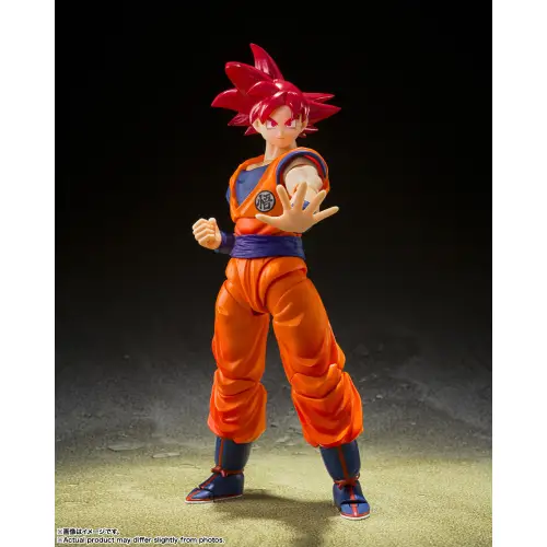 Super Saiyin God Son Goku - Figura Dragon Ball SH Figuarts - Imagen 2