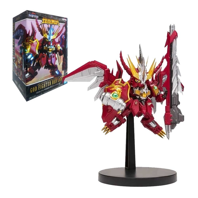 God Fighter Red Lander - Figura SD Gundam Kougyokubuso