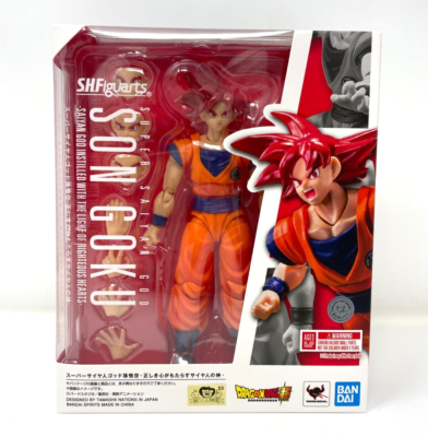Super Saiyin God Son Goku - Figura Dragon Ball SH Figuarts