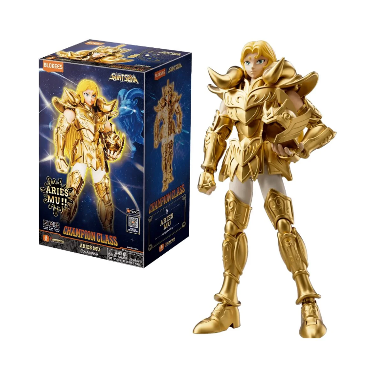 Aries Mu - Figura armable Saint Seiya Champion Class (Caballeros del Zodiaco)