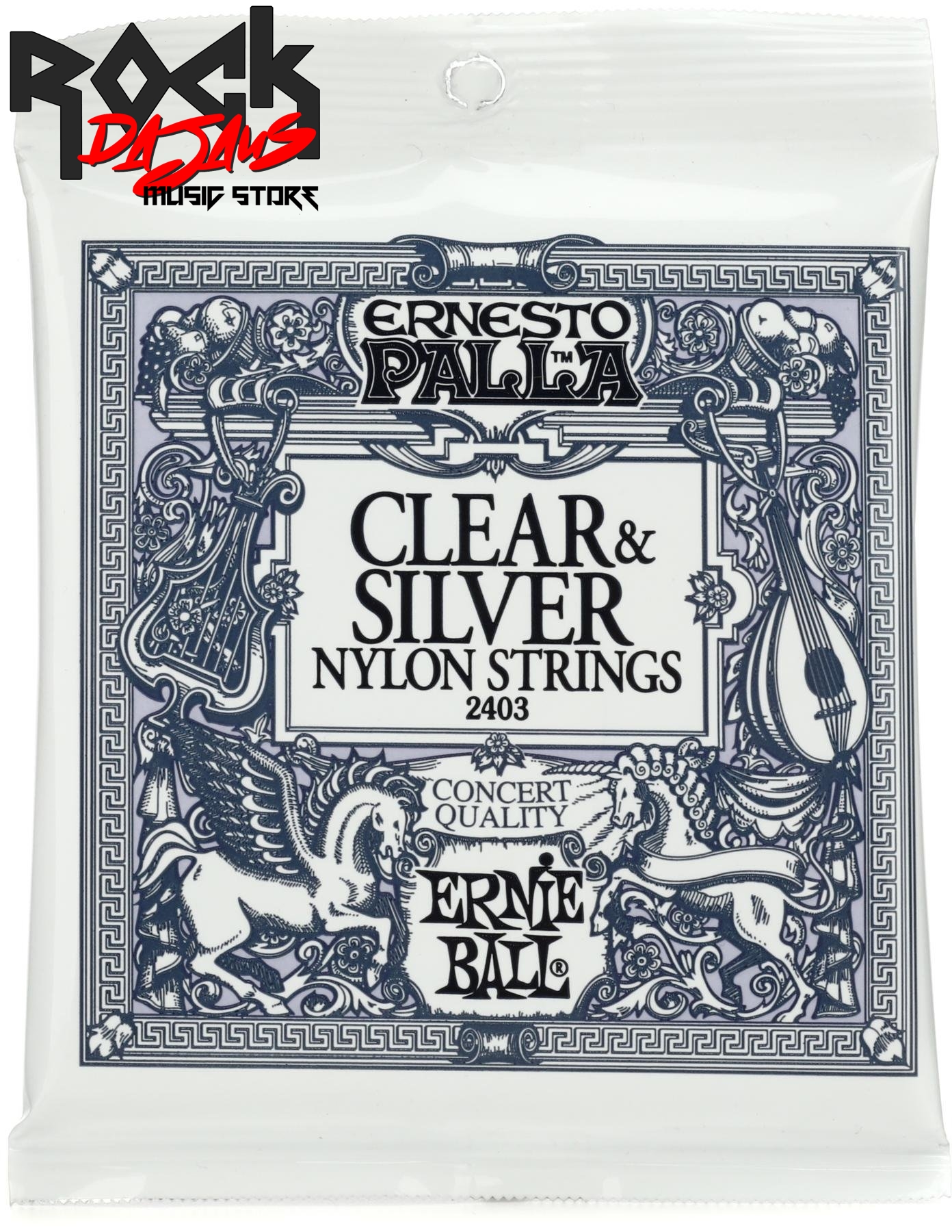 Cuerdas guitarra acústica Ernesto Palla Clear & Silver - Ernie Ball