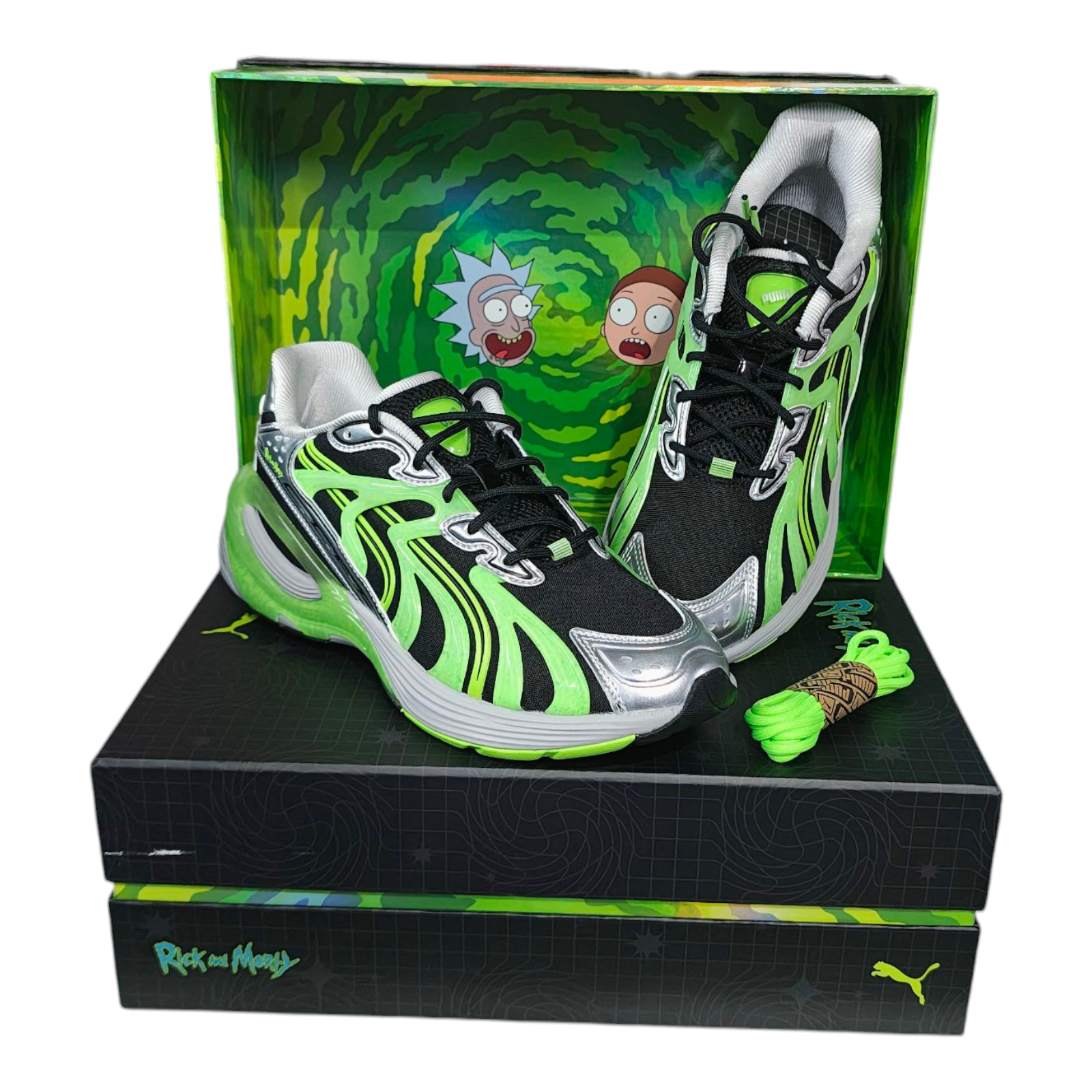 Zapatillas Puma Inverse Rick & Morty - Talla US 10.5 (28.5 CM)