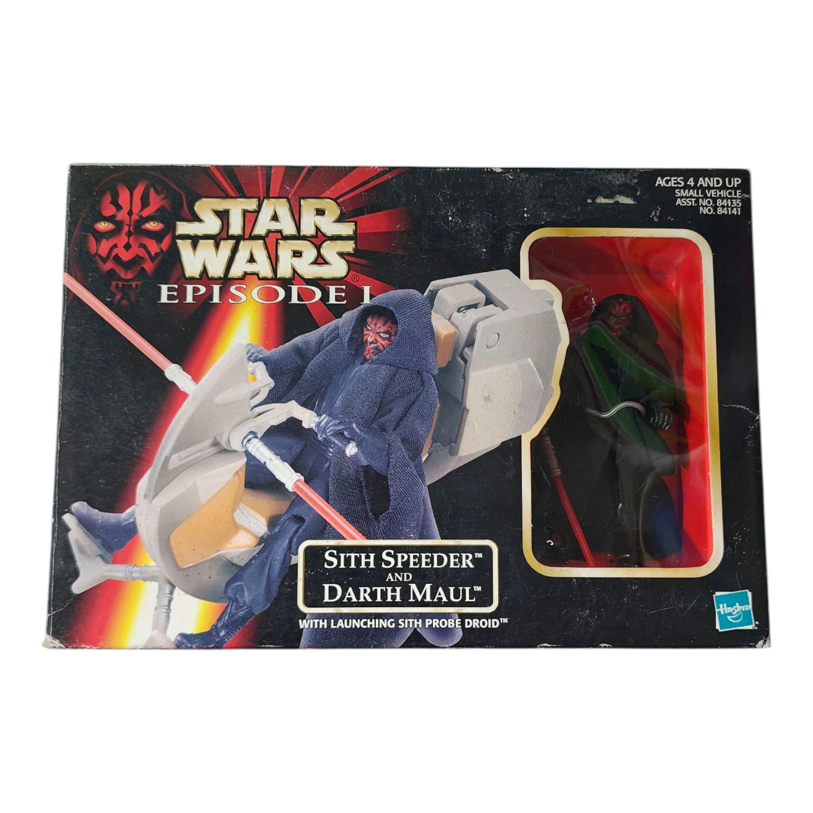 Sith Speeder and Darth Maul - Nave Star Wars Open Box Episode I (1998)