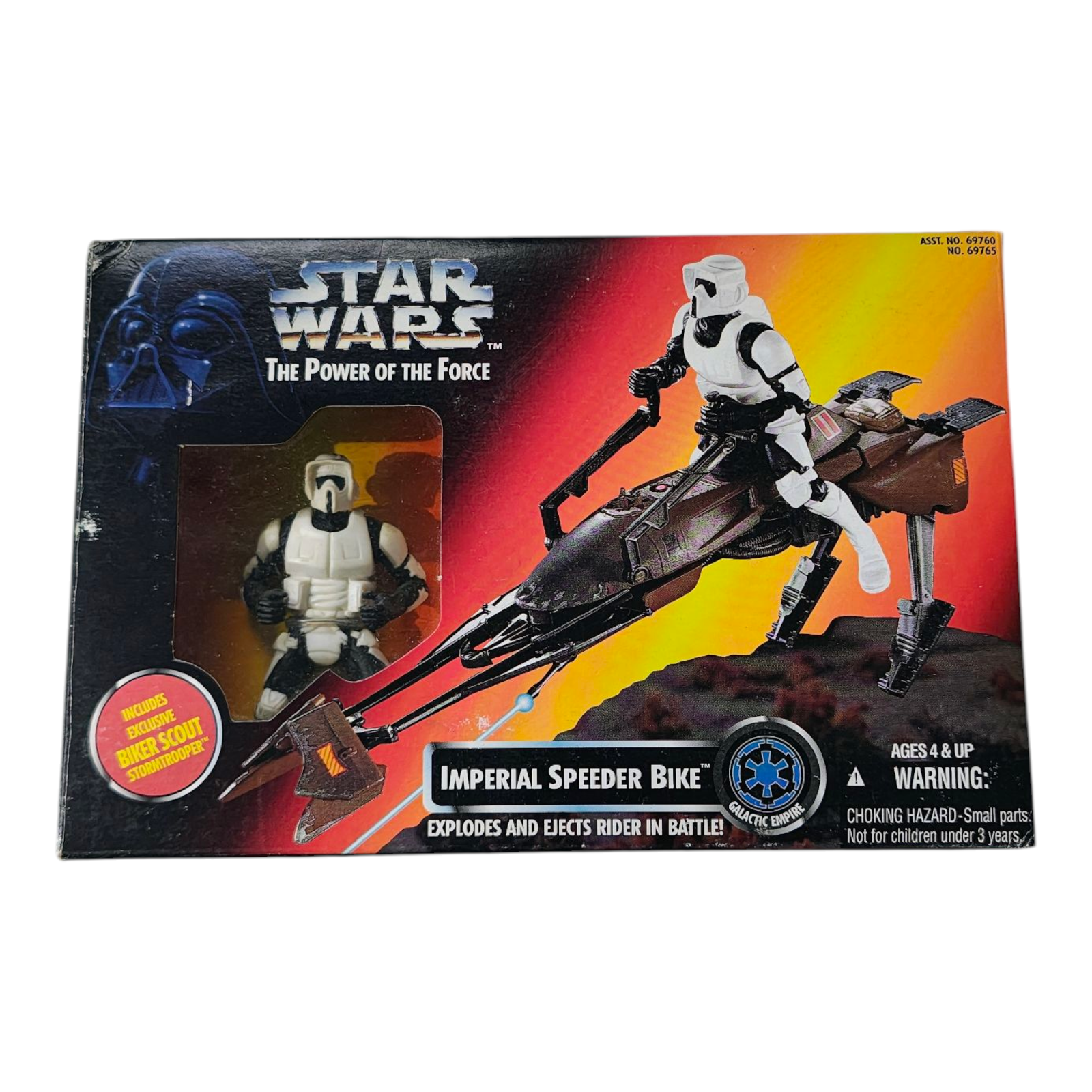 Imperial Speeder Bike - Nave Star Wars Power of the Force (1995) Open Box