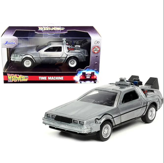 DeLorean Time Machine - Auto a escala colección Back to the Future