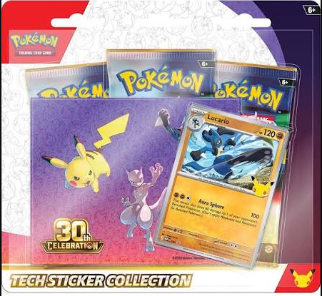 Tech Sticker Collection Lucario - Pokémon 30th Celebration