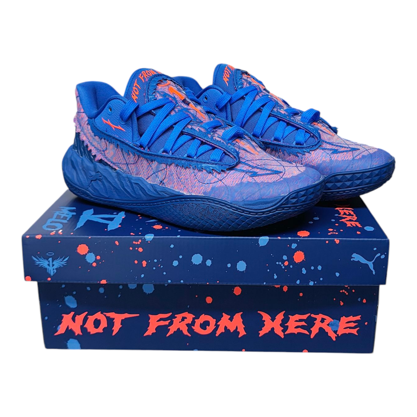 Zapatillas Puma LaMelo MB.05 Bluemazing-Glowing Red - Talla US 5 (23 cms)