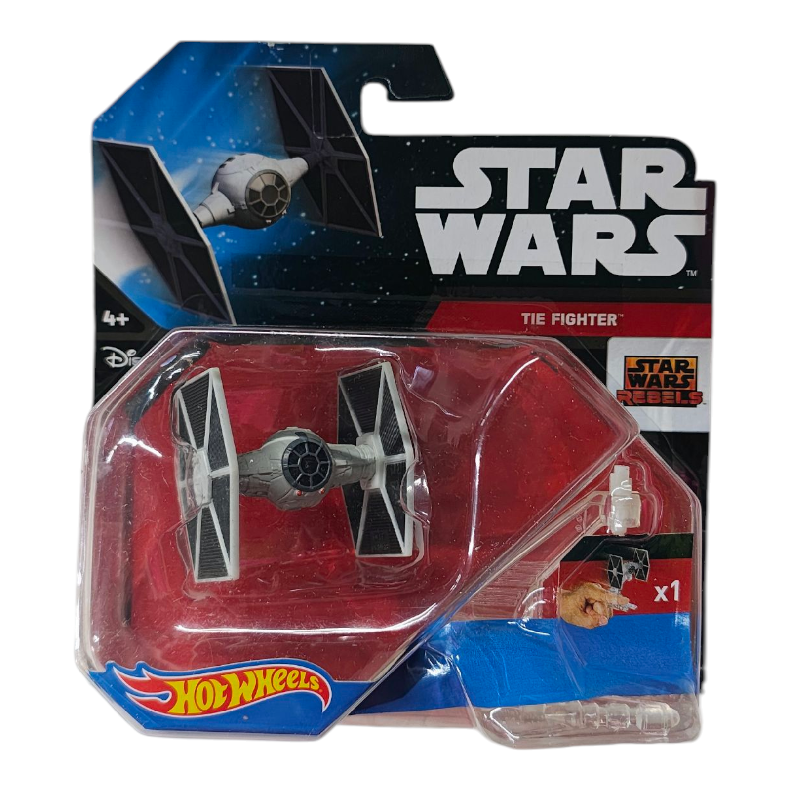 Tie Fighter Rebels - Nave Star Wars Hot Wheels Starships (2015) Open Box