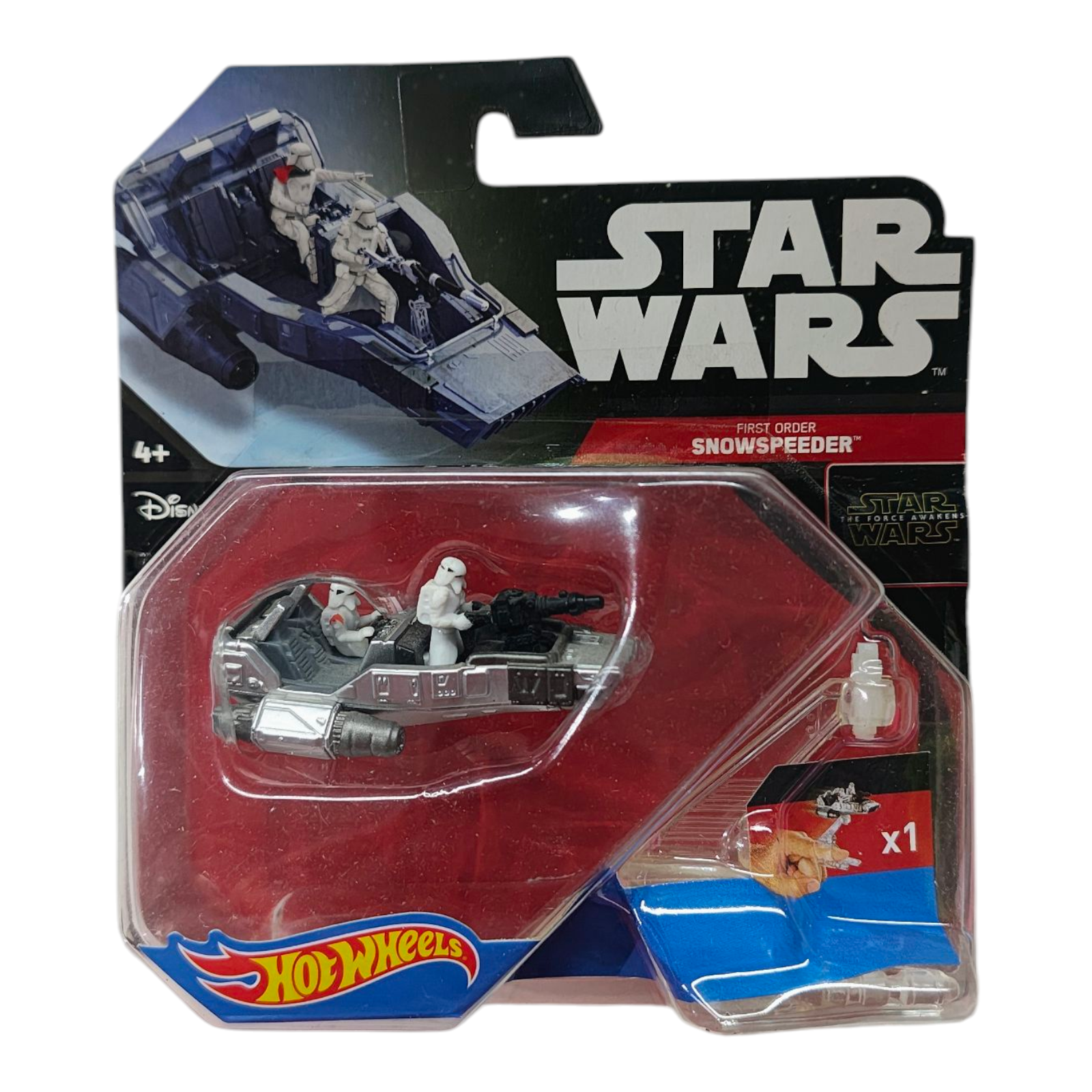 First Order Snowspeeder - Nave Star Wars Hot Wheels Starships (2015) Open Box